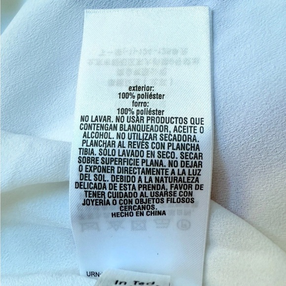 Ted Baker Romanna White Floral Pleat Dress Sz 1/US 4 - Picture 7 of 7